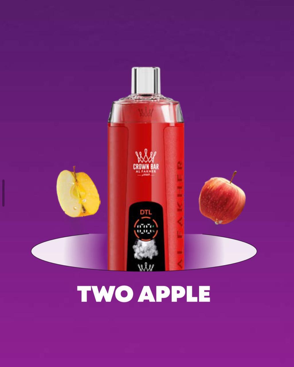 al fakher crystal 8000 - two apple
