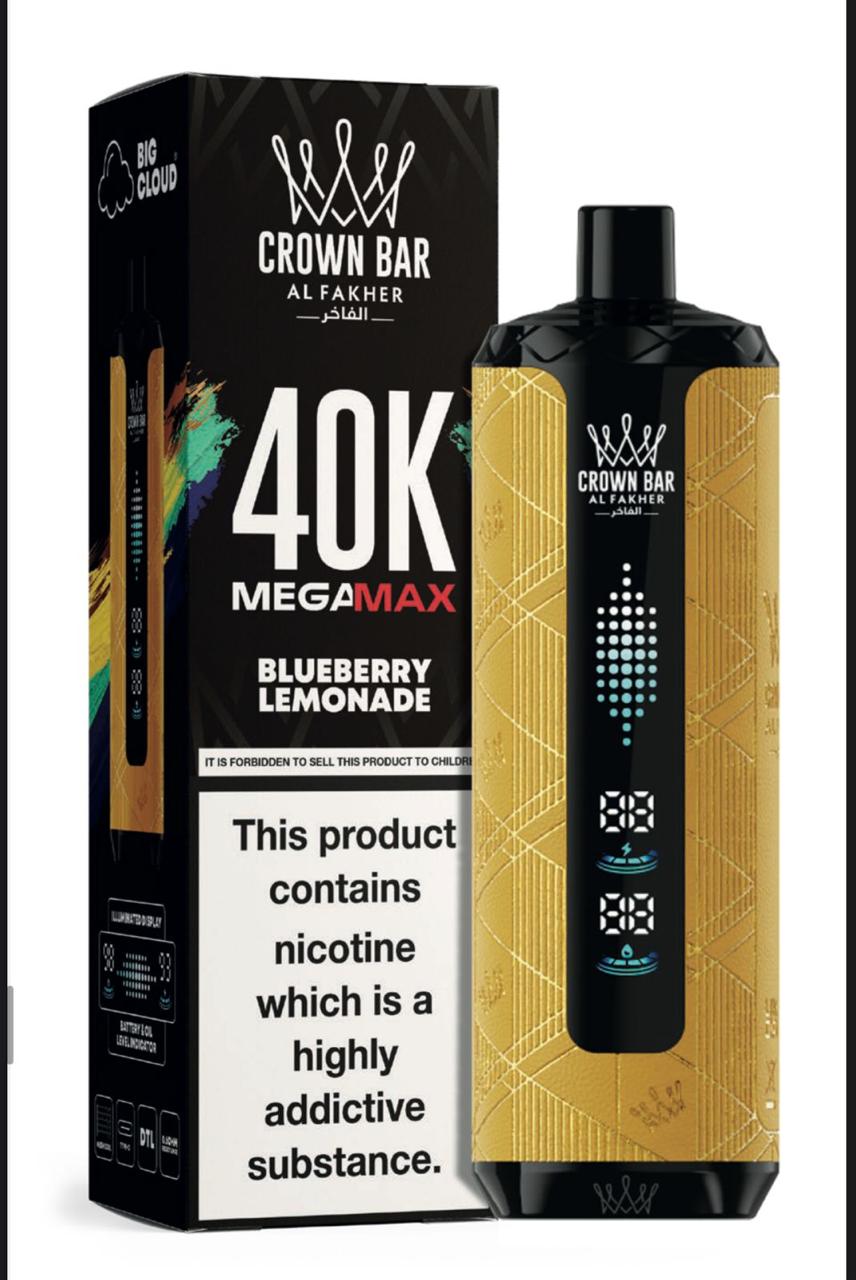 al fakher megamax 40k - blueberry lemonade