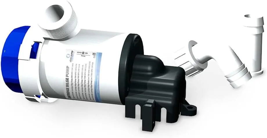 Albin 01-02-007 Low Profile Cartridge Bilge Pump - 12V, 750 GPH