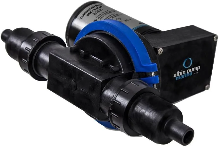 ALBIN Waste Water Diaphragm Pump 12V 5.8 GPM (03-01-001)
