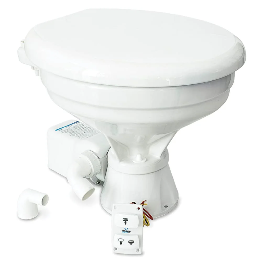 Albin Group Marine Toilet Silent Electric Comfort - 12V