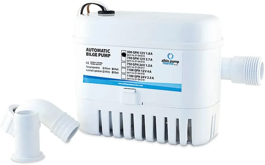 Albin Group Automatic Bilge Pump 500 GPH - 12V