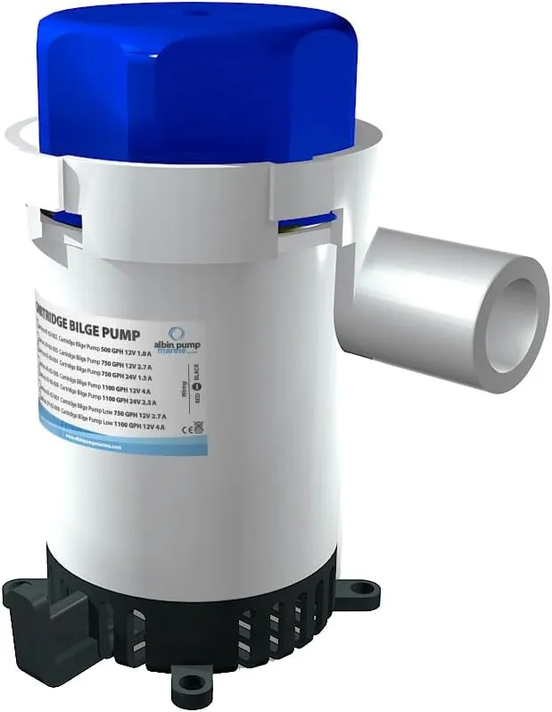 Albin Group Cartridge Bilge Pump 1100GPH - 12V