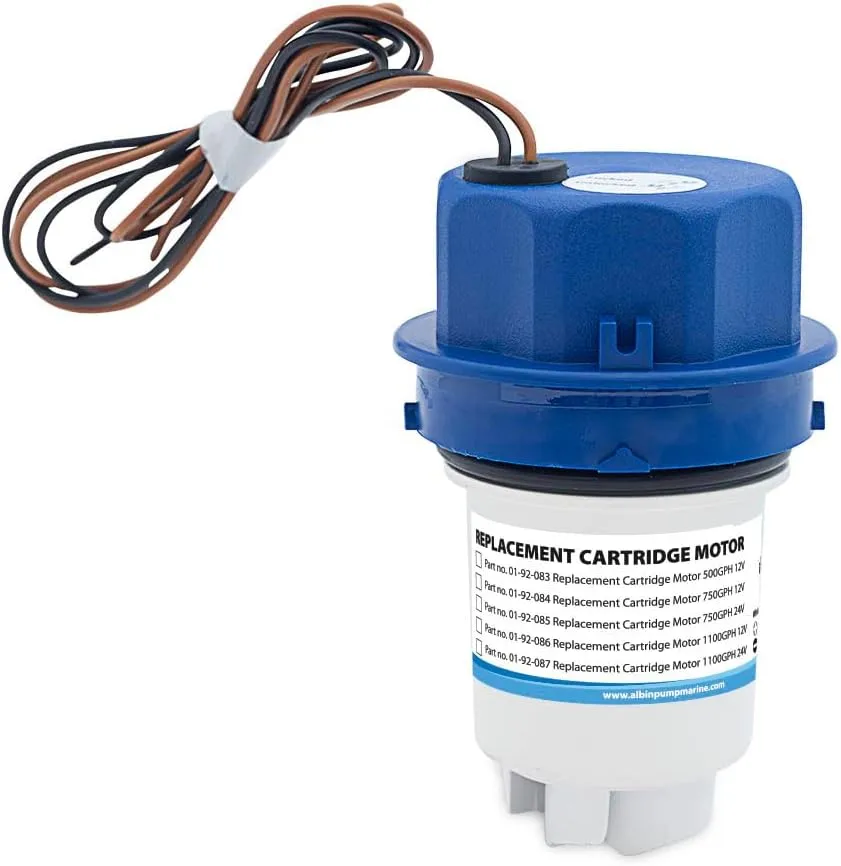 Marine 01-92-084 Albin Pump Replacement Cartridge F/750 GPH - 12v