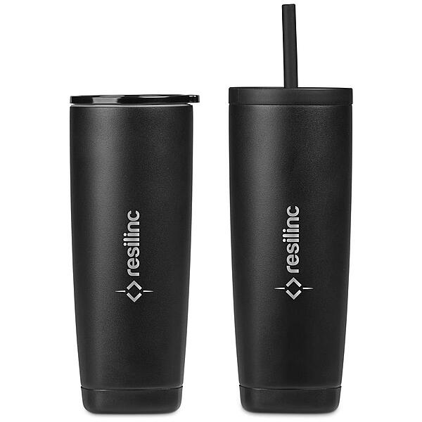Aurelian Stainless Steel 2-in-1 Vacuum Tumbler & Straw