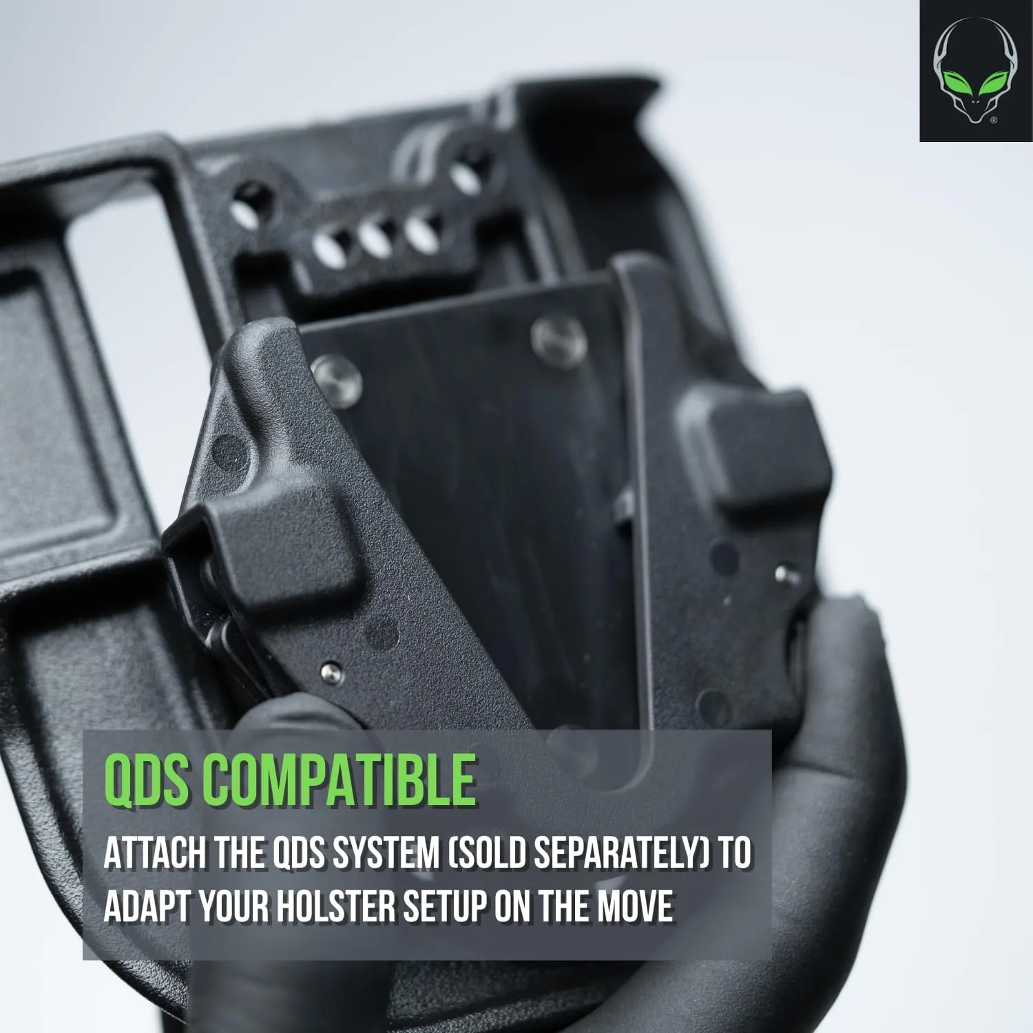 Alien Gear Rapid Force Holster Paddle – Secure Belt Fit up to 1 ¾” – Durable Polymer – Works with Rapid Force Level II