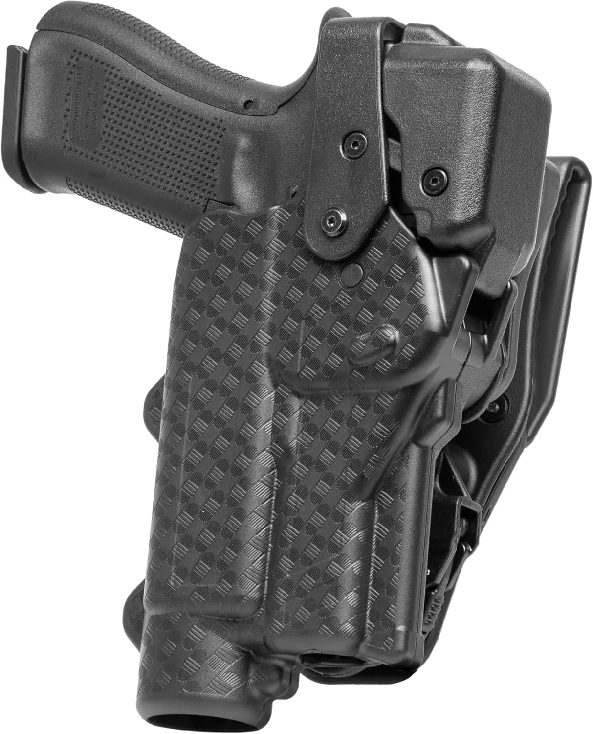 ALIEN GEAR Rapid Force Level III Duty Holster - Right Hand - Basket Weave Black