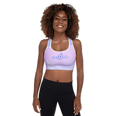 "Find Stillness. Awaken Clarity." - Original Padded Sports Bra "Find Stillness. Awaken Clarity." - Original Padded Sports Bra