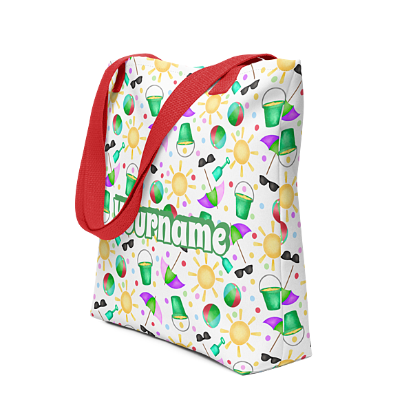 All-over Beach Print Tote bag