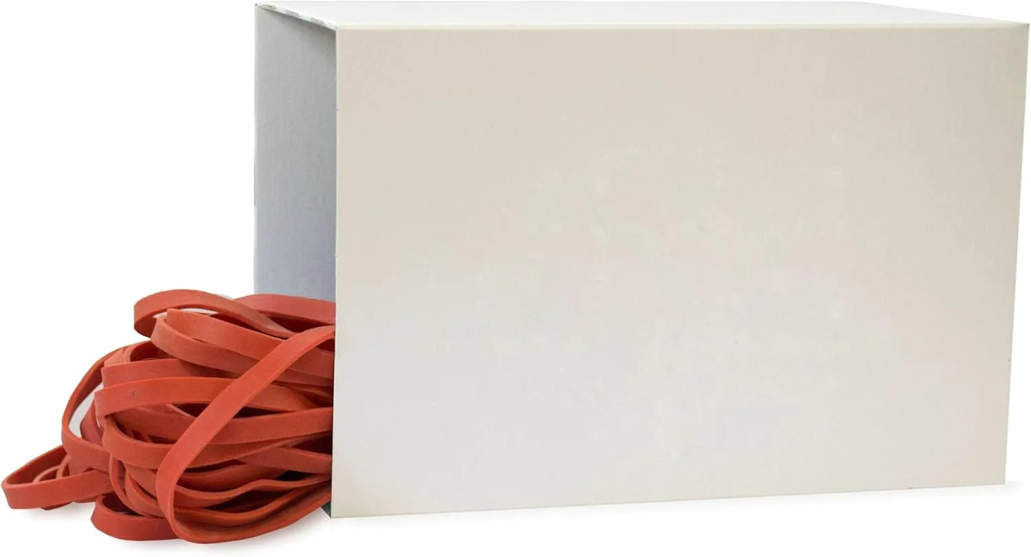 Alliance Rubber 07825 Supersize Bands - Large 12" Heavy Duty Latex Rubber Bands, Red, 50 Count