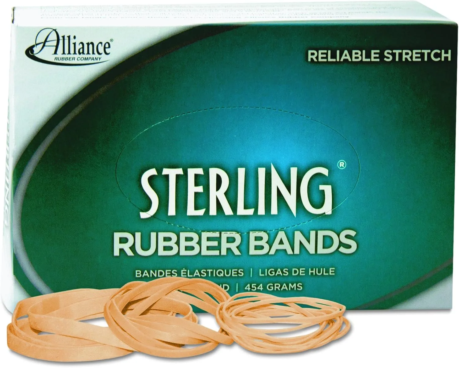 Alliance 24315 Sterling Rubber Bands, Size 31 (2.5 x 1/8), 1 lb (1200 Bands)