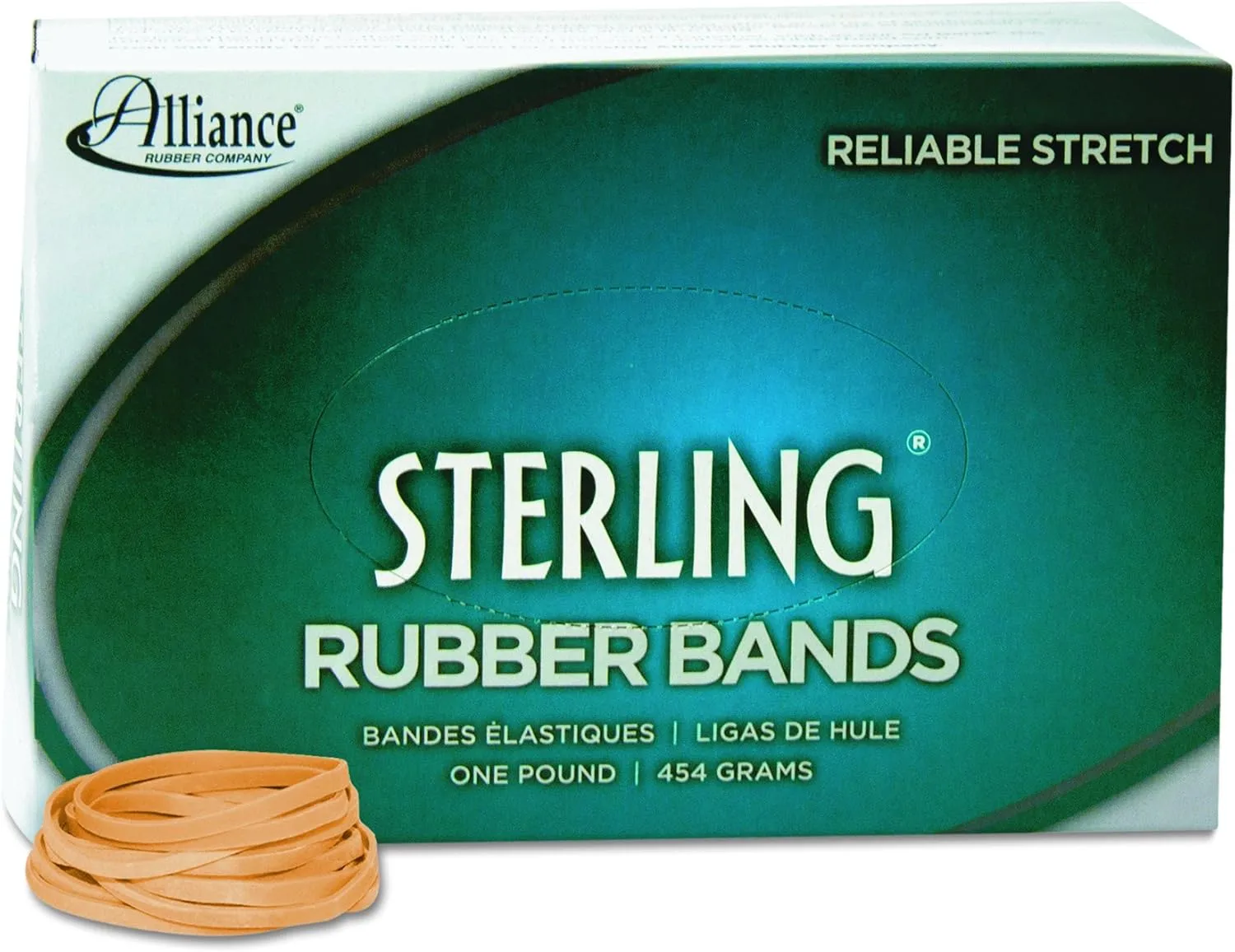 Alliance 24315 Sterling Rubber Bands, Size 31 (2.5 x 1/8), 1 lb (1200 Bands)