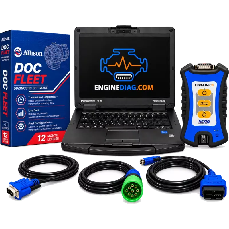 Allison DOC + NEXIQ USB-Link 3 Diagnostic Laptop Kit