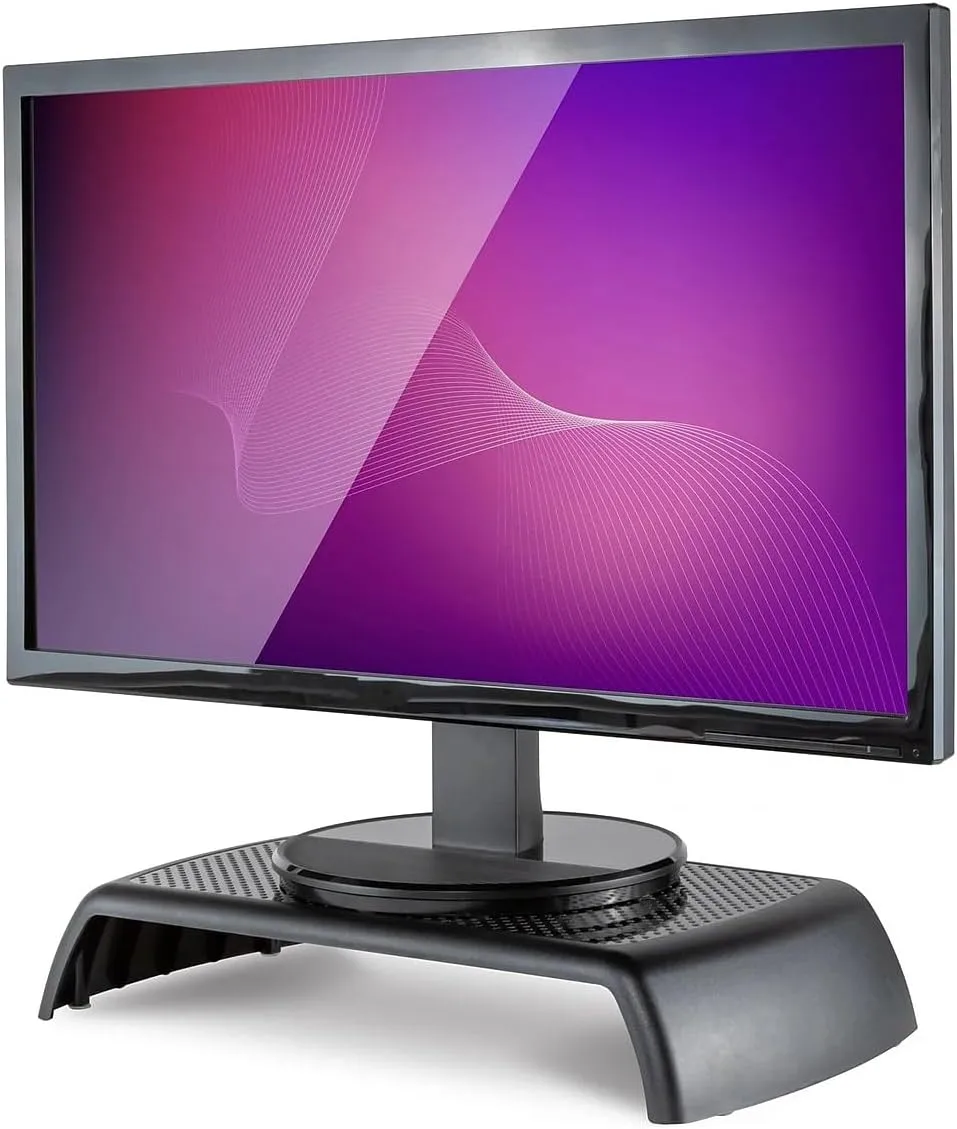 Allsop ErgoRiser Monitor Stand – Made in the USA, with US Sourced ABS Plastic