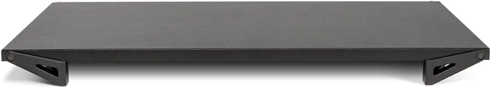 Allsop Lo Riser Monitor Stand, for 32" Monitors, 24" X 11" X 2" to 3", Black, Supports 30 Lb