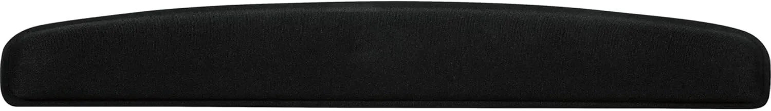 Allsop Memory Foam Wrist Rest, 1 x 18 x 2.75 inches, Black
