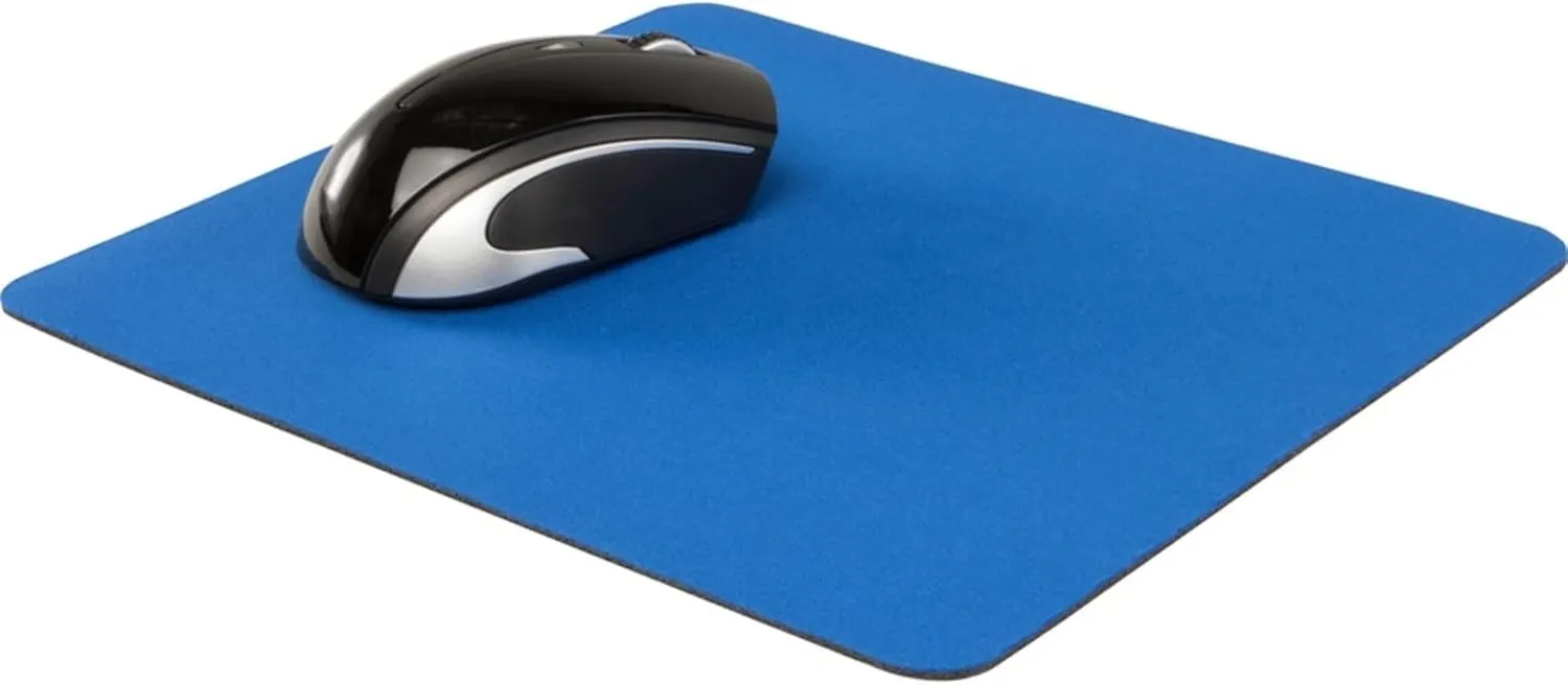 Allsop Soft Cloth Mouse Pad, 8in x 8-3/4in, Blue, 28228