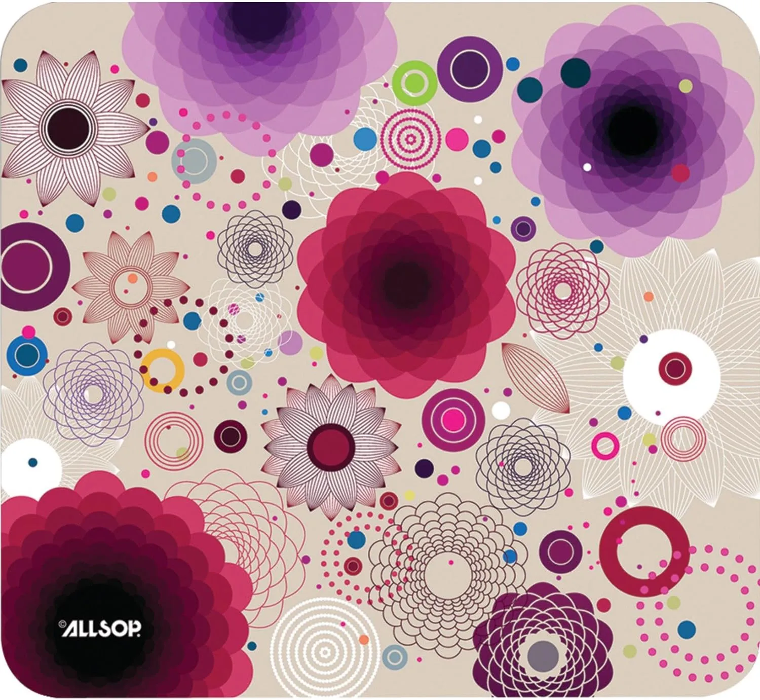 Allsop NatureSmart Image Mousepad - Retro Floral (30594)