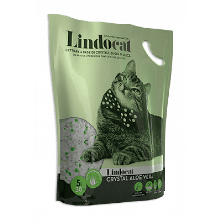 LindoCat Crystal Aloe Vera Scent (Silicagel) Cat Litter - 5L LindoCat Crystal Aloe Vera Scent (Silicagel) Cat Litter - 5L