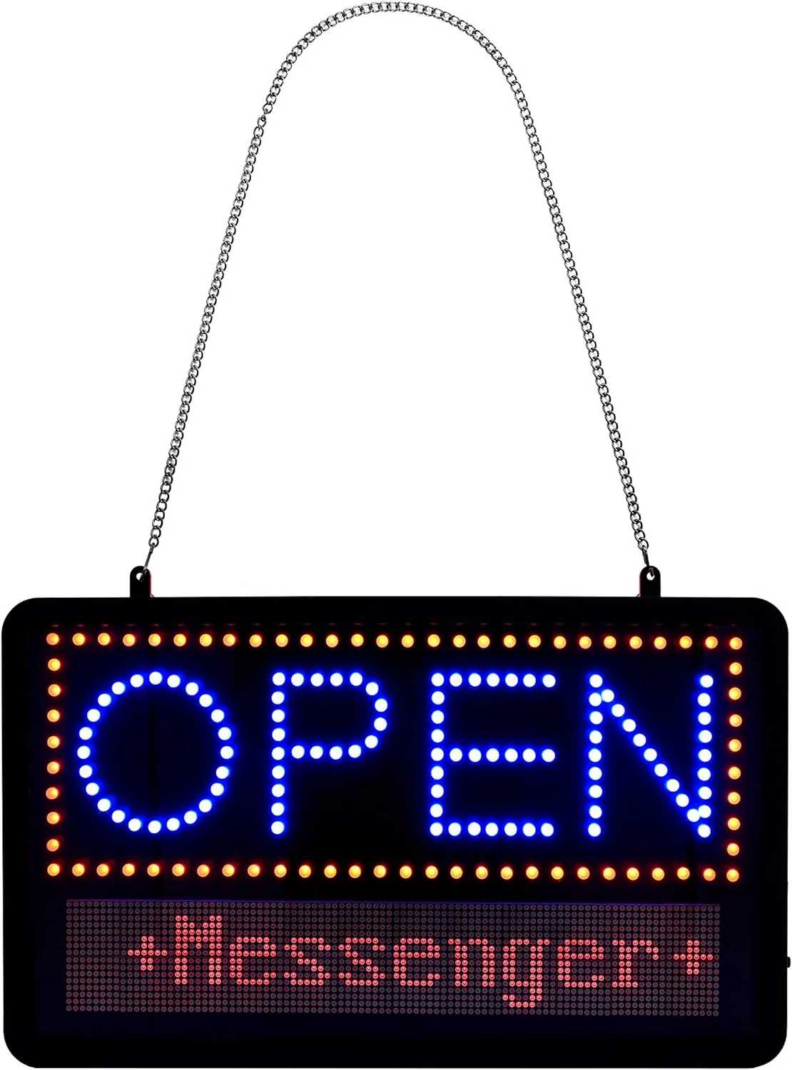 Alpine Led Open Signs for Business with Remote - Super Bright Lighted Open Sign