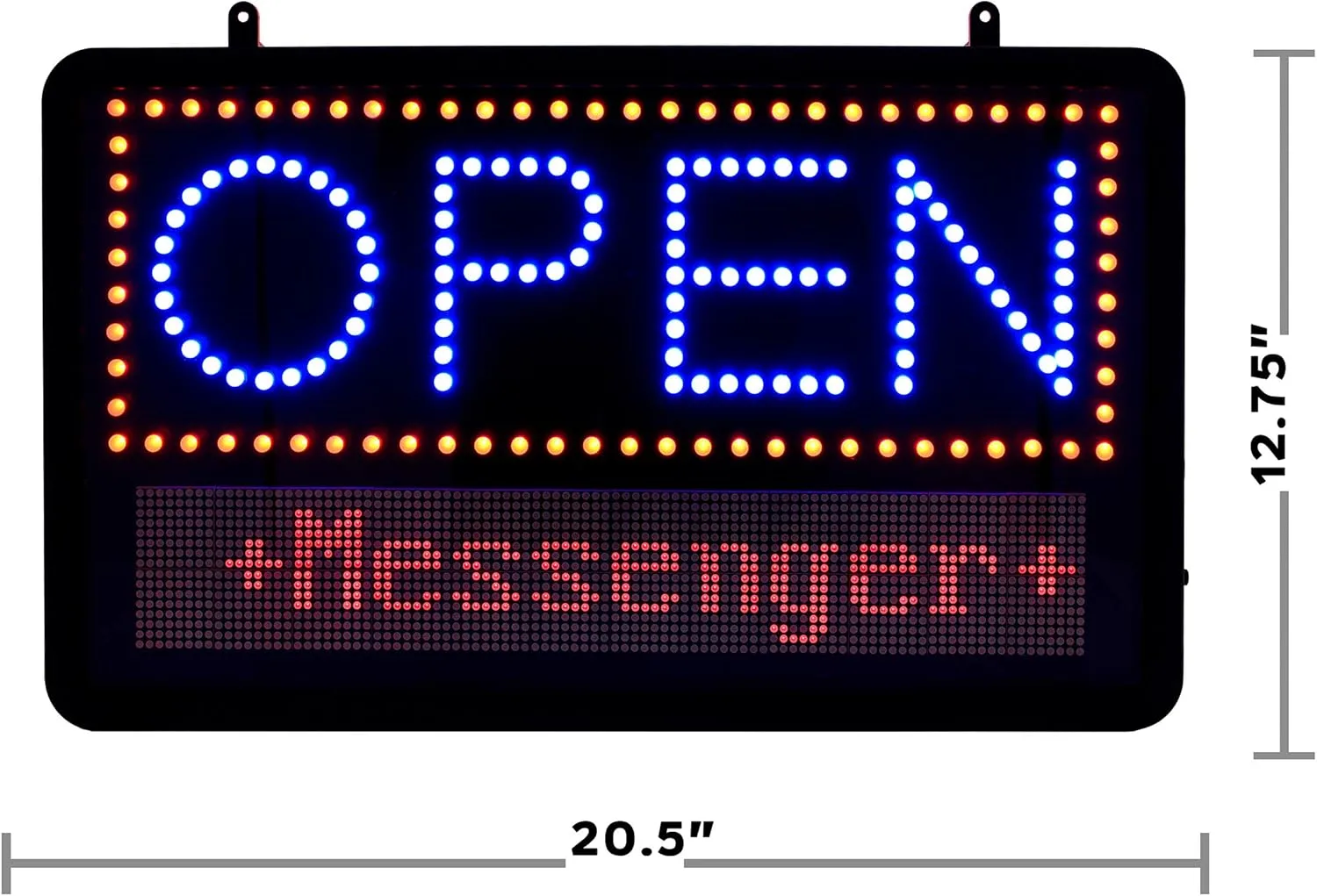 Alpine Led Open Signs for Business with Remote - Super Bright Lighted Open Sign