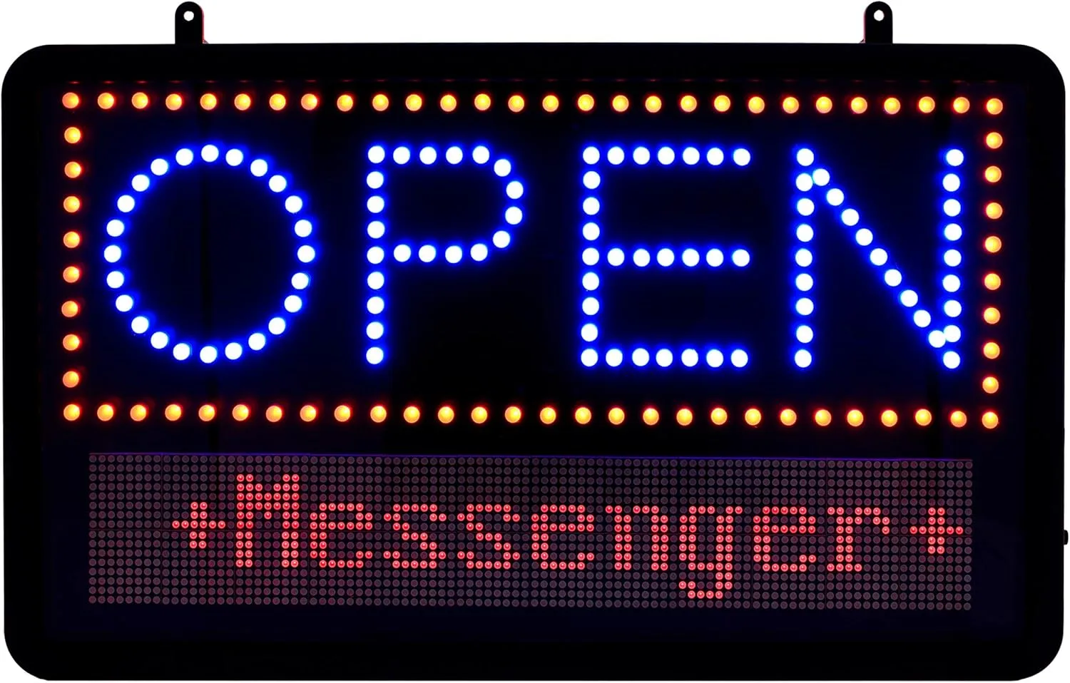 Alpine Led Open Signs for Business with Remote - Super Bright Lighted Open Sign
