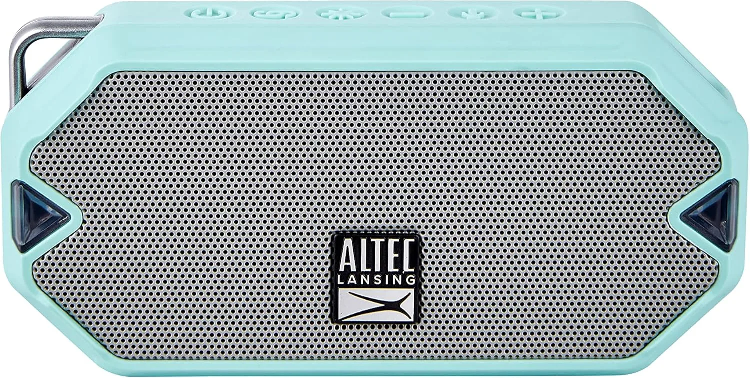 Altec Lansing HydraMini Wireless Bluetooth Speaker, IP67 Waterproof, USB-C Rechargeable