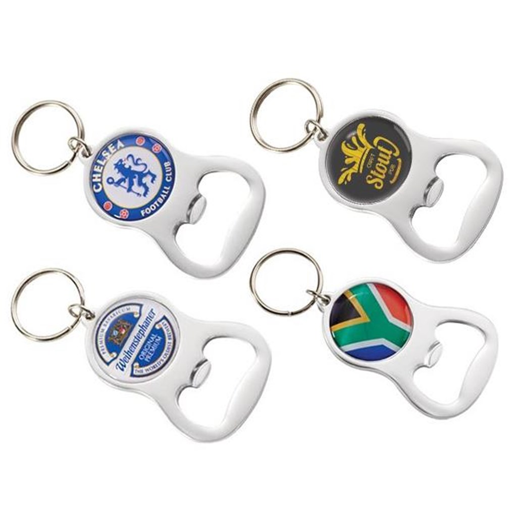 Chevron Dome Bottle Opener Keyholder