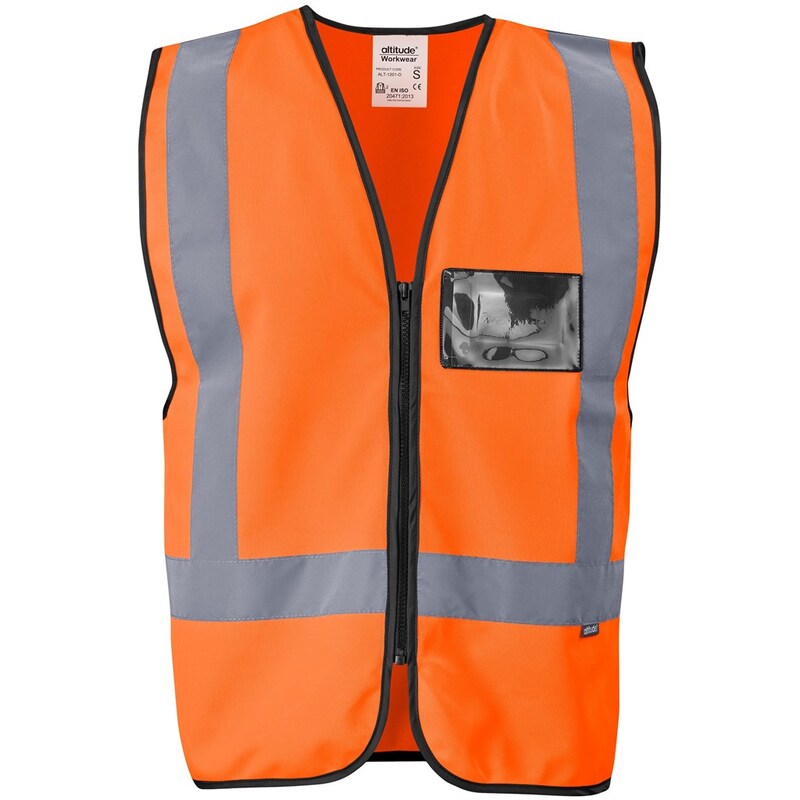 Altitude Direction En4 Hi-Viz Reflective Full Zip Vest