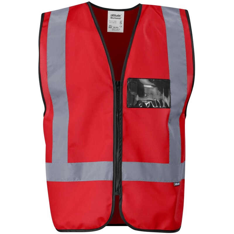 Altitude Direction En4 Hi-Viz Reflective Full Zip Vest