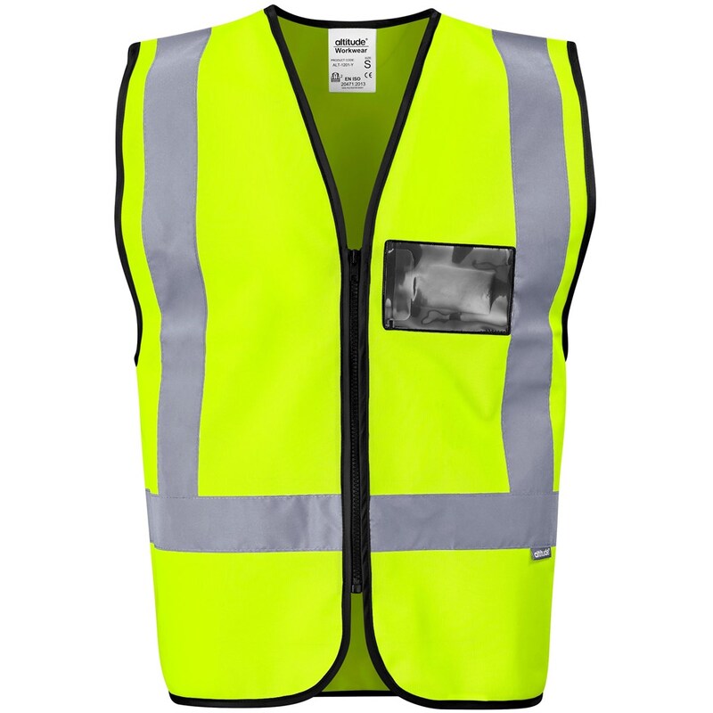 Altitude Direction En4 Hi-Viz Reflective Full Zip Vest