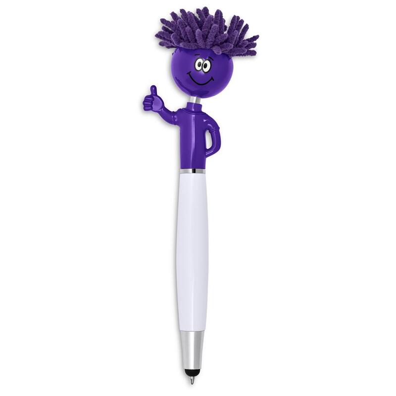 Moptopper Thumbs-Up Stylus Ball Pen & Screen Cleaner