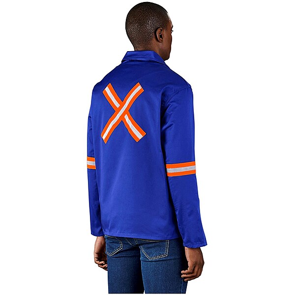 Altitude Site Premium Polycotton Jacket with Reflective Arms & Back Orange Tape