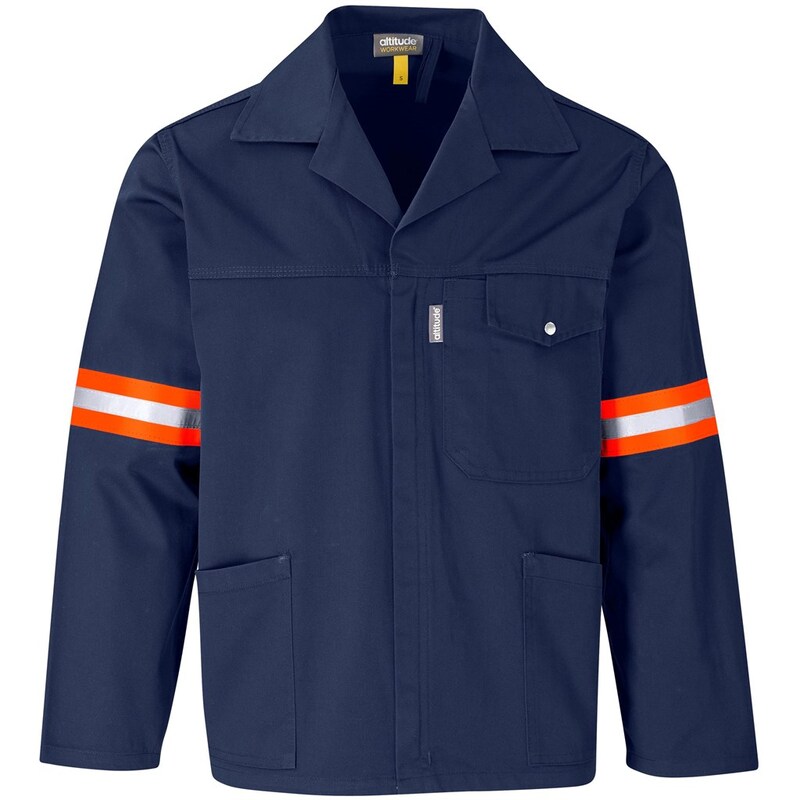 Altitude Site Premium Polycotton Jacket with Reflective Orange Tape