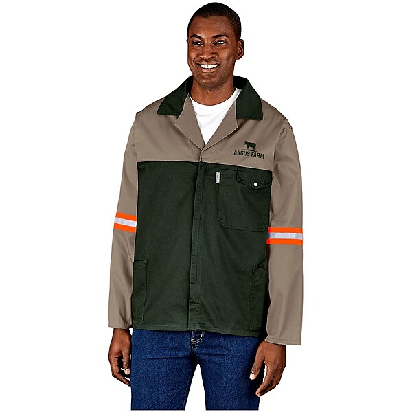 Altitude Site Premium Two-Tone Polycotton Jacket with Reflective Orange Tape
