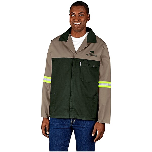Altitude Site Premium Two-Tone Polycotton Jacket with Reflective Yellow Tape