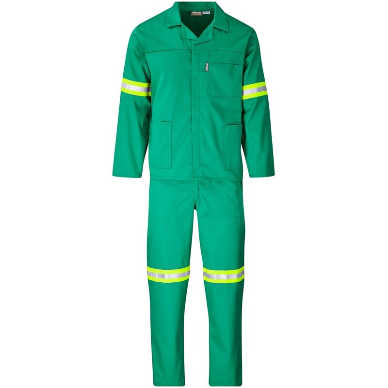 Altitude Trade Polycotton Conti Suit with Reflective Arms & Legs Yellow Tape