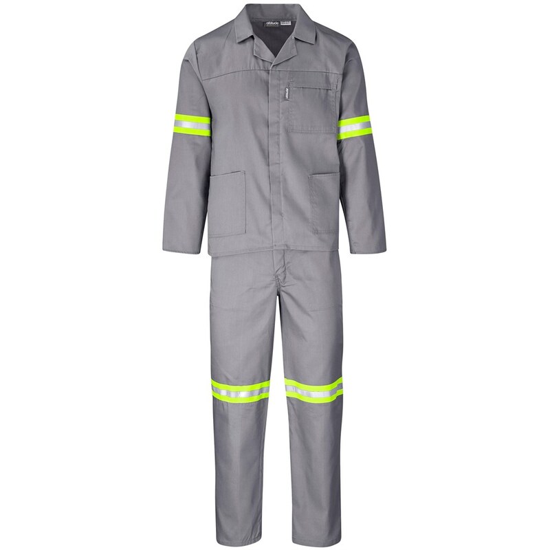 Altitude Trade Polycotton Conti Suit with Reflective Arms & Legs Yellow Tape