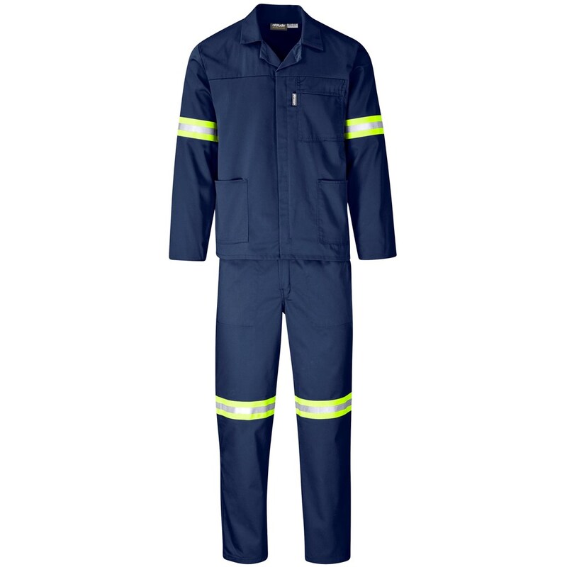 Altitude Trade Polycotton Conti Suit with Reflective Arms & Legs Yellow Tape