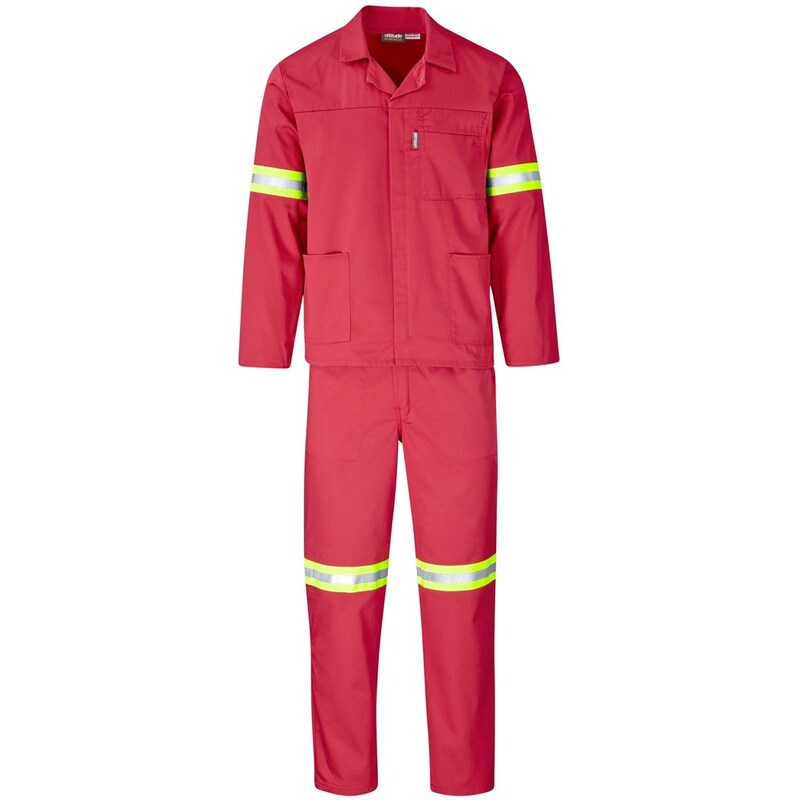 Altitude Trade Polycotton Conti Suit with Reflective Arms & Legs Yellow Tape