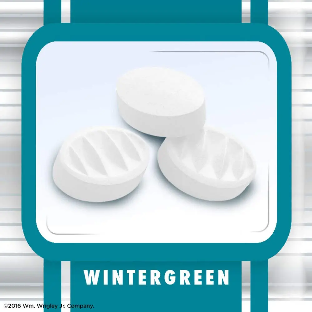 ALTOIDS Arctic Wintergreen Breath Mints Sugar Free Hard Candy Bulk, 1.2 oz Tin (8 Pack)