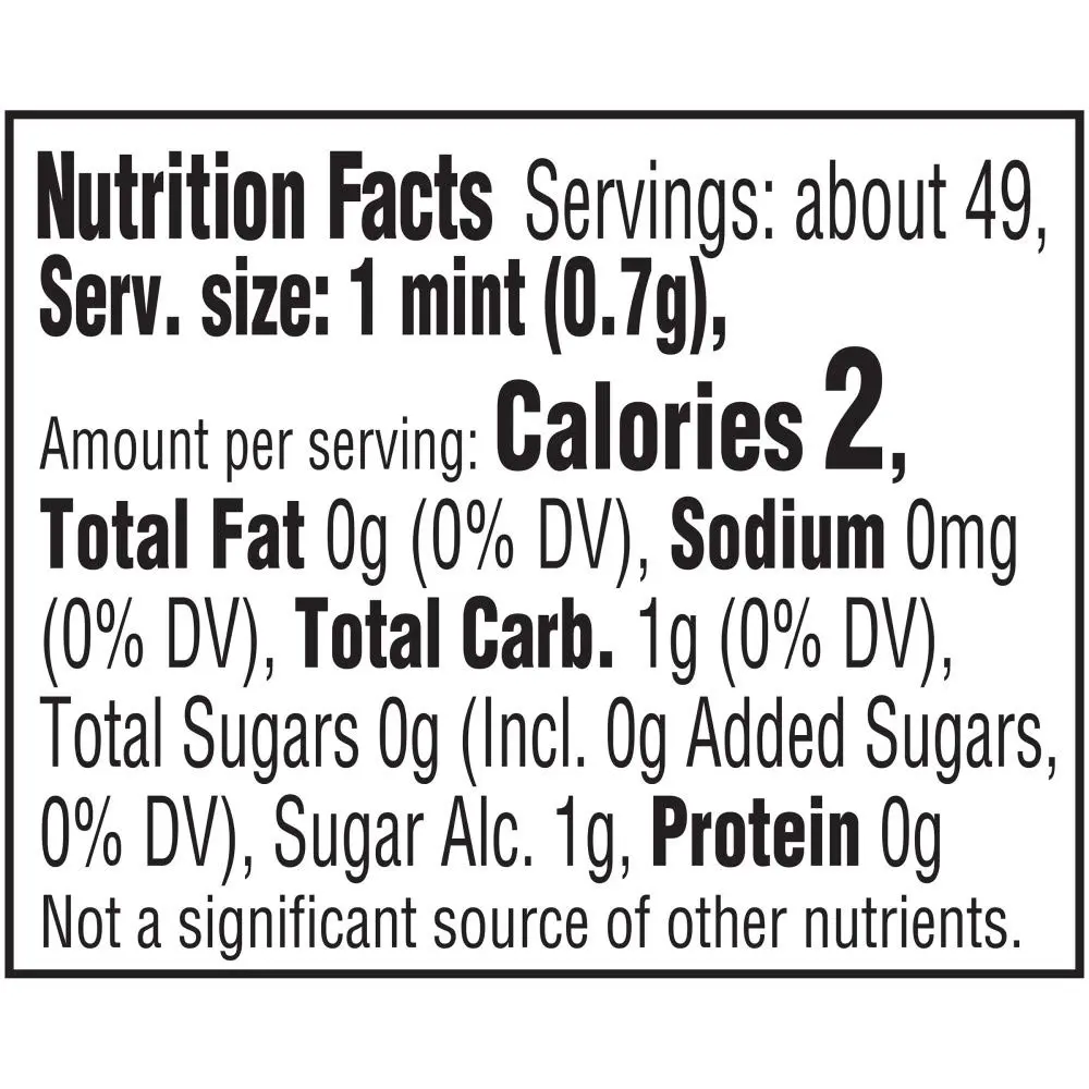 ALTOIDS Arctic Wintergreen Breath Mints Sugar Free Hard Candy Bulk, 1.2 oz Tin (8 Pack)