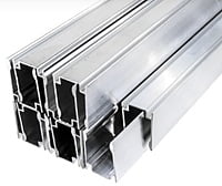 Tracks Aluminum, 2 meter length-5x8mm