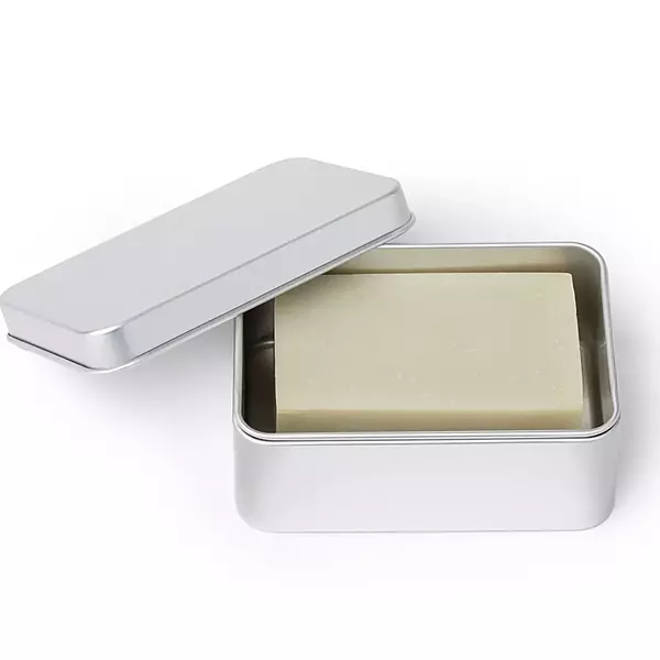 Draining Aluminum Bar Soap Travel Tin