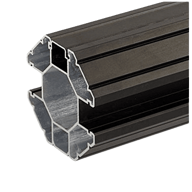 Eva-Last Fence Evolver Octagonal Post Kit-Black Eva-Last Fence Evolver Octagonal Post Kit-Black