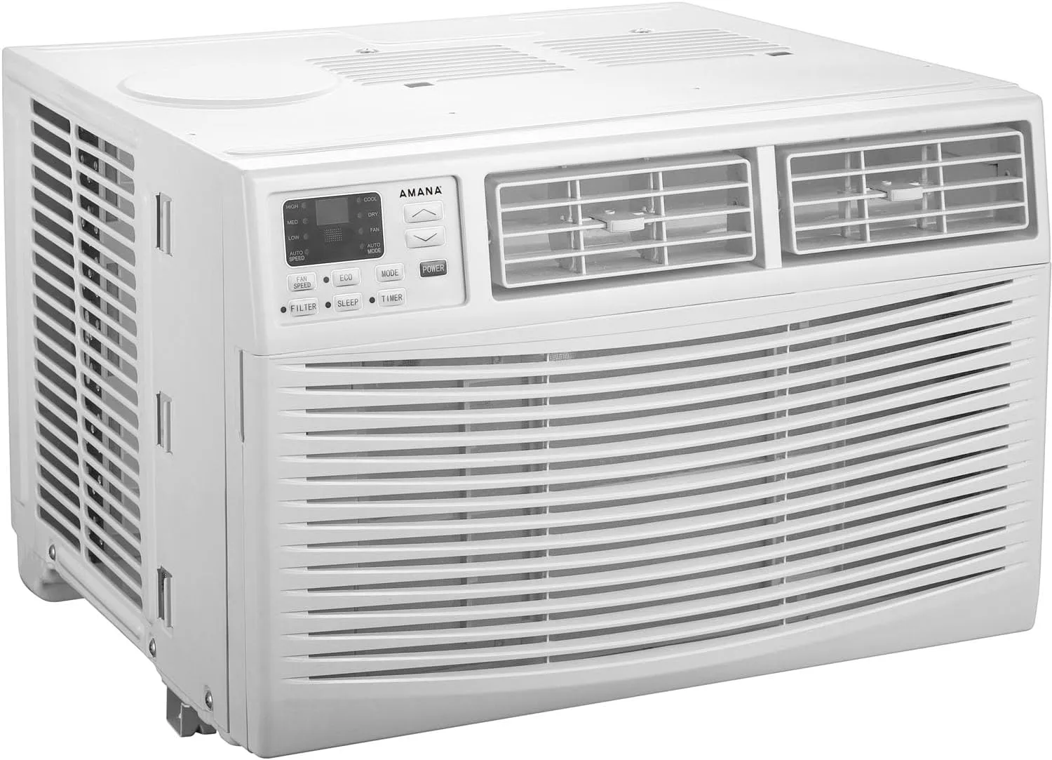 Amana AMAP101BW 10,000 BTU 115V Digital Mounted Air Conditioner and Dehumidifier with Remote Control for Small-Medium 450