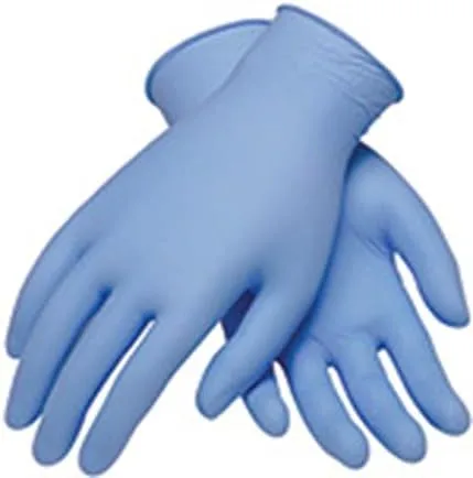 Ambi-dex 63-332PF/L Industrial Grade Disposable Nitrile Glove, Powder Free with Textured Grip, 4 Mil