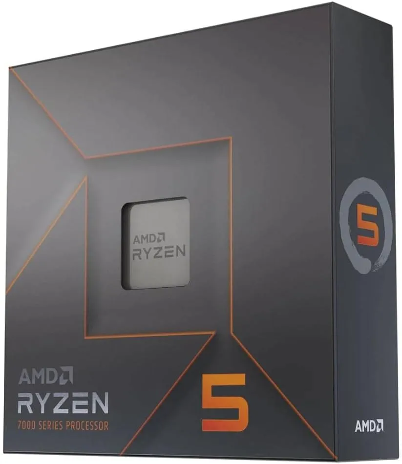 AMD Ryzen 5 7600X 6-Core, 12-Thread Unlocked Desktop Processor CPU Only Ryzen 5 7600X