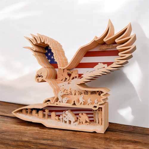 American Eagle with Shell Casing