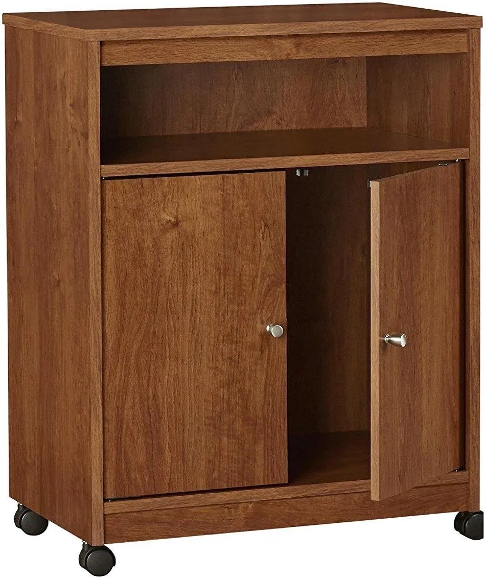 AMERIWOOD HOME Landry Microwave Cart with Cabinet